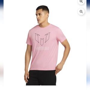 Adidas Men's Pink Messi Tee